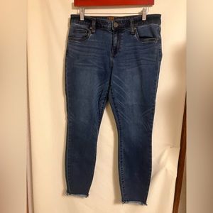 Kut From The Kloth Women's Denim Skinny Jean Distressed Size 10